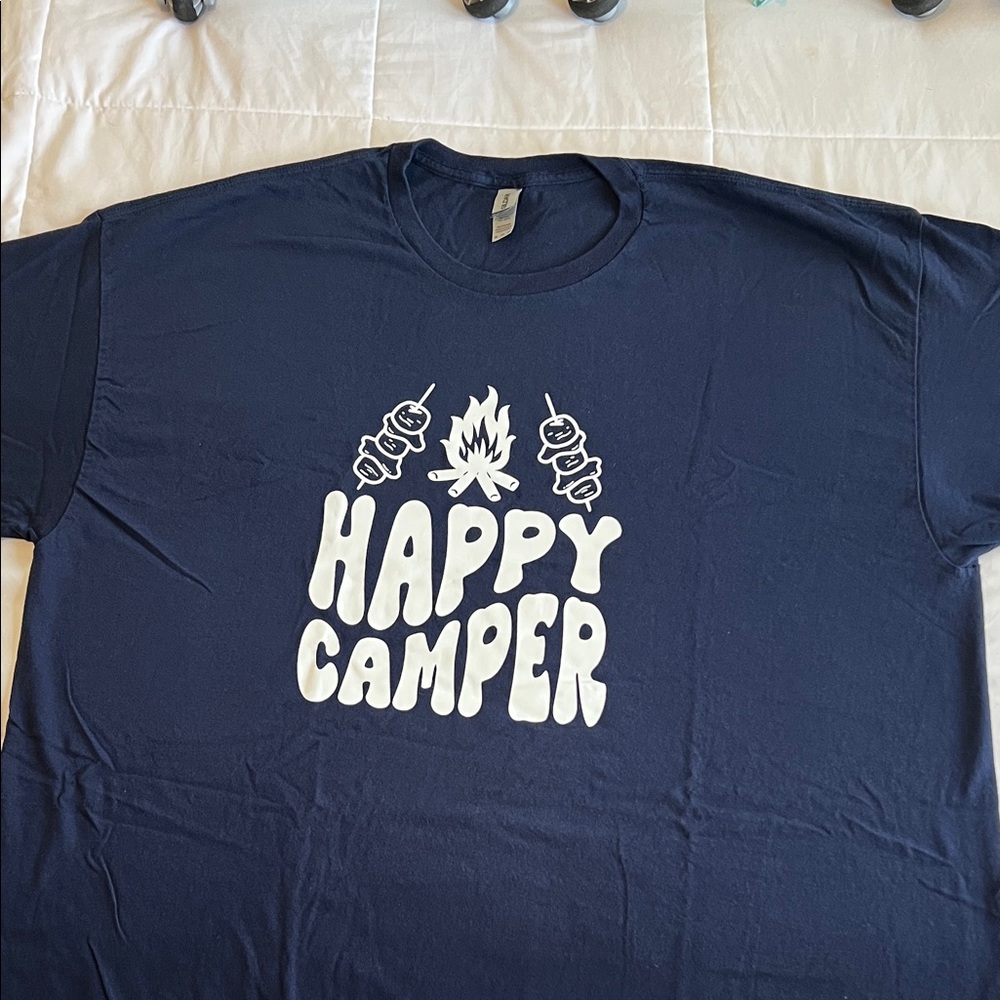 Men’s Gildan Heavy Cotton Dark Blue T-Shirt